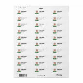 Safari Party Return Address Label (Full Sheet)