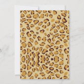 Safari Party Verjaardag Dank u kaart (Achterkant)