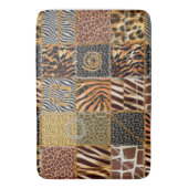 Safari patchwork Large Bath Mat (Voorkant Verticaal)