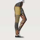 Safari patchwork-Leggings Leggings (Rechts)