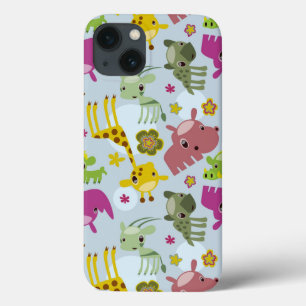 safari-patroon iPhone 13 hoesje