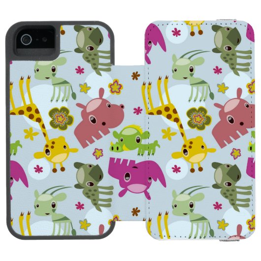 safari-patroon incipio iPhone portemonnee hoesje (Agenda Open)