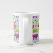 safari-patroon jumbo mok (Achterkant)