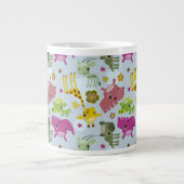 safari-patroon jumbo mok (Voorkant)