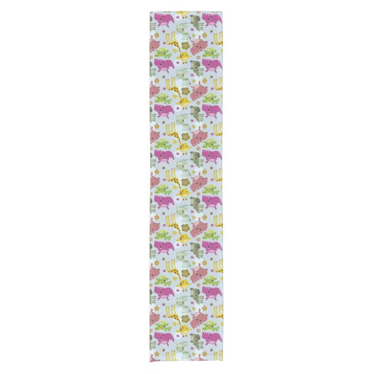 safari-patroon korte tafelloper (Voorkant)