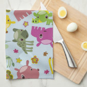 safari-patroon theedoek (Quarter Fold)