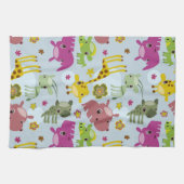 safari-patroon theedoek (Horizontaal)