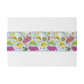 safari-patroon uitnodigingen wikkel (Achterkant Voorbeeld)