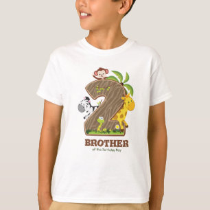 Safari personnalisé Tshirt d'anniversaire pour fr