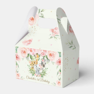 Safari Pink Floral van Chic Oerwoud Bedankdoosjes