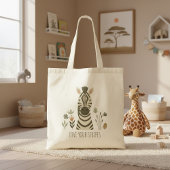 Safari Portrait Zebra ID1264 Tote Bag