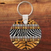 Safari Prints Sleutelhanger (Voorkant)