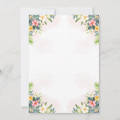 Safari Quatre Anniversaires Sauvages Invitation Ro (Dos)