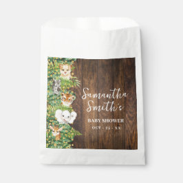 Safari Rustic Tropical Baby shower Party Favoriet Bedankzakje