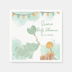 Safari Schattigee Baby Dieren Thema Baby shower Pa Servet