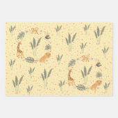 Safari-set van kind inpakpapier vel (Voorkant 3)