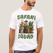 Safari Squad, Afrikaanse Savanne T-shirt (Voorkant)