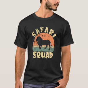 Safari Squad Wild Animal Oerwoud Africa Zoo Animal T-shirt