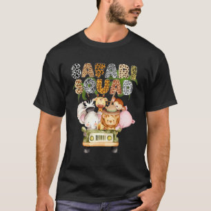 Safari Squad Zomerdierentuin Dieren Trip Matching  T-shirt