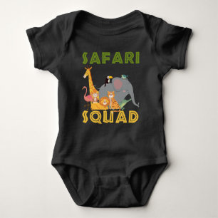 Safari Squad Zoo Animal Family Vacation Romper