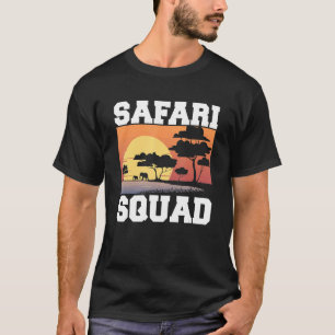 Safari Squad Zooker Zooeping Wildlife Animal Ke T-shirt