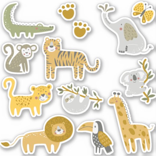 Safari sticker pack (Voorkant)
