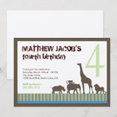 Safari Stripes Kaart (Voorkant / Achterkant)