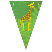 Safari thema verjaardag vlaggetjes (Eerste vlag)
