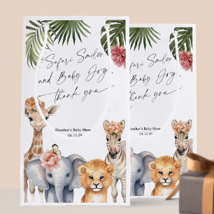 Safari Theme Baby Meisje Douche Favor Goodie tas Klein Cadeauzakje