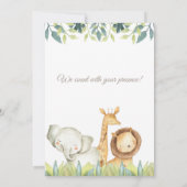 Safari Theme Baby Shower Invitation (Dos)