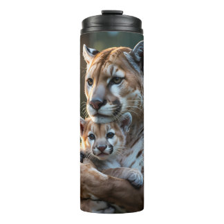 Safari-themed stainless steel travel mug, cute  thermosbeker