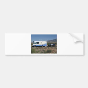 Safari Trek 1999 Blue Classic RV Motorhome Bumpersticker