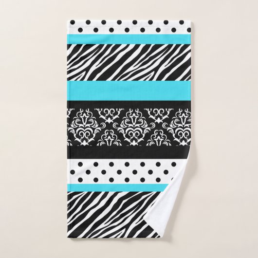 Safari : Turquoise (Serviette à main)