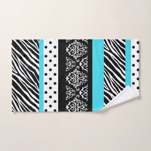 Safari : Turquoise (Serviette à main)