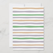 Safari Two Wild 2e verjaardag Uitnodiging (Achterkant)