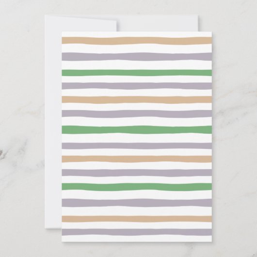 Safari Two Wild 2e verjaardag Uitnodiging (Achterkant)