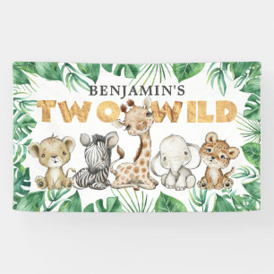 Safari Two Wild Birthday Banner