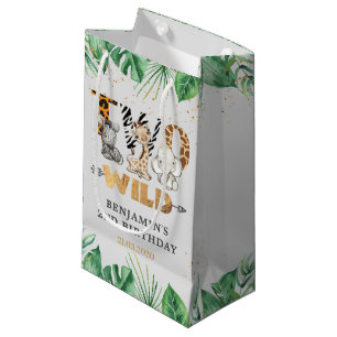 Safari Two Wild Birthday Party Klein Cadeauzakje