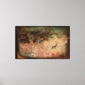 Safari Uitgerekte Canvas Print (Voorkant)