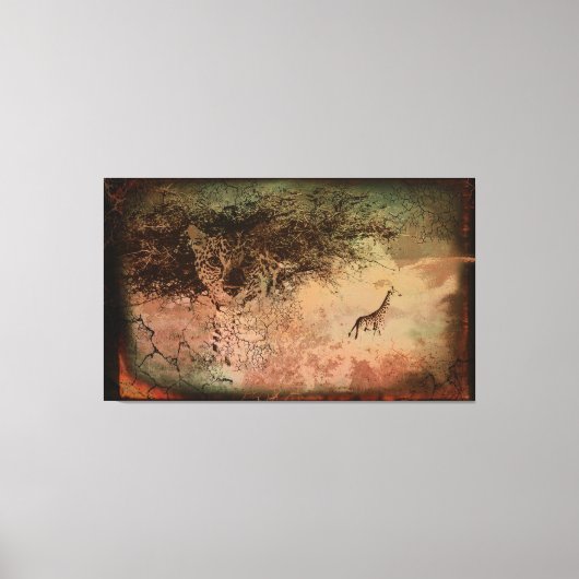  Safari Uitgerekte Canvas Print (Voorkant)