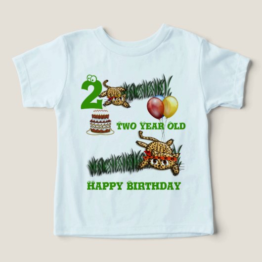 Safari ultra mignon Leopard Invitations d'annivers (Design Recto)