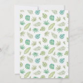 Safari verjaardagsuitnodiging Wild één uitnodiging (Achterkant)