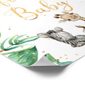 Safari-wensen voor oerwouden Poster (Hoek)