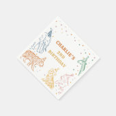 Safari Wild Animals 2nd Birthday Servet (Hoek)