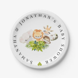 Safari Wild Baby Animal Baby shower Papieren Bordje