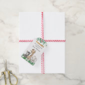 Safari Wild Een verjaardag Dank je Labels Cadeaulabel (Met Touw)