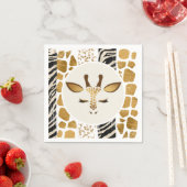 Safari Wild een verjaardagsfeestje Servet (Insitu)