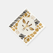 Safari Wild een verjaardagsfeestje Servet (Hoek)