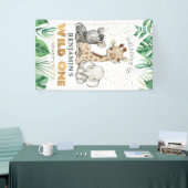 Safari Wild One 1st Birthday Banner (Beurs)