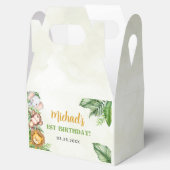 Safari Wild One Birthday Bedankdoosjes (Geopend)